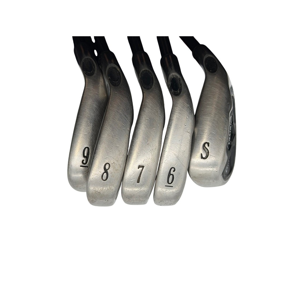 Callaway Big Bertha Fusion Iron Set 6-9 Sand Wedge Graphite Ladies Flex Pink 5pc
